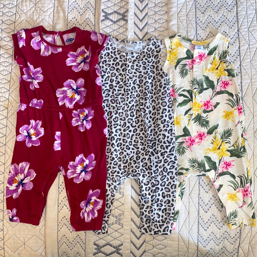 Old Navy Jumpsuits | Bundle of 3 |‎ 3-6 Months